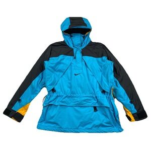 Vintage Nike ACG Outer Layer 3 Jacket Hooded Blue Center Swoosh Unisex Medium